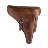 A Luger pistol by Erfurt, 1917, with holster