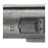 A Luger pistol by Erfurt, 1918, with holster