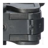 A Luger pistol by Erfurt, 1918, with holster