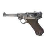 A Luger pistol by Erfurt, 1918, with holster