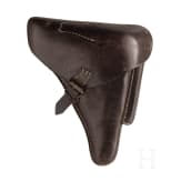 A Luger pistol by Erfurt, 1918, with holster