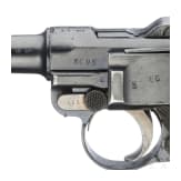 A Luger pistol by Erfurt, 1918/1920, Reichswehr, police, both safeties, two matching magazines, holster