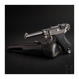 A Krieghoff Luger, 1941, Luftwaffe, with holster and two matching magazines