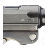 A Krieghoff Luger, 1941, Luftwaffe, with holster and two matching magazines
