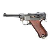 A Luger pistol by Mauser, prototype, with holster