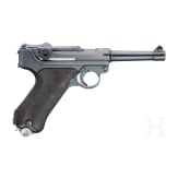 A Luger pistol by Mauser, code "K - S/42"