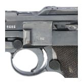 A Luger pistol by Mauser, code "K - S/42"