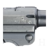 A Luger pistol by Mauser, code "K - S/42"