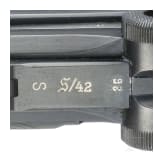 A Luger pistol by Mauser, code "K - S/42"