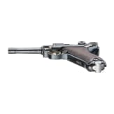 A Luger pistol by Mauser, code "K - S/42", with holster, Kriegsmarine