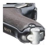 A Luger pistol by Mauser, code "K - S/42", with holster, Kriegsmarine