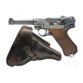 Pistole 08, Mauser, Code "G - S/42", mit Koffertasche