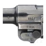 Pistole 08, Mauser, Code "G - S/42", mit Koffertasche