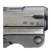 Pistole 08, Mauser, Code "G - S/42", mit Koffertasche