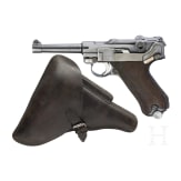 Pistole 08, Mauser, Code "G - S42", mit Koffertasche, Kriegsmarine