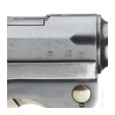 Pistole 08, Mauser, Code "G - S42", mit Koffertasche, Kriegsmarine