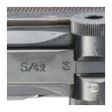 Pistole 08, Mauser, Code "G - S42", mit Koffertasche, Kriegsmarine