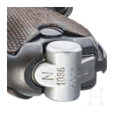 Pistole 08, Mauser, Code "G - S42", mit Koffertasche, Kriegsmarine