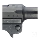 Pistole 08, Mauser, Code "1936 - S/42", mit Koffertasche