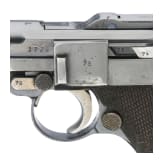 Pistole 08, Mauser, Code "1936 - S/42", mit Polizeitasche