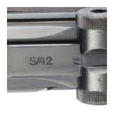 Pistole 08, Mauser, Code "1936 - S/42", mit Polizeitasche