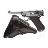 Pistole 08, Mauser, Code "1936 - S/42", mit Koffertasche, Kriegsmarine