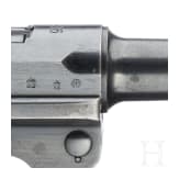 Pistole 08, Mauser, Code "1936 - S/42", mit Koffertasche, Kriegsmarine