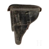 A Luger pistol by Mauser, code "1937 - S/42", with holster