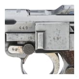 Pistole 08, Mauser, Code "1937 - S/42", mit Tasche, Kriegsmarine