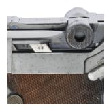 Pistole 08, Mauser, Code "1937 - S/42", mit Tasche, Kriegsmarine