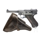 Pistole 08, Mauser, Code "1938 - S/42", mit Koffertasche, Kriegsmarine