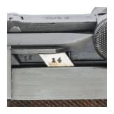 Pistole 08, Mauser, Code "1938 - S/42", mit Koffertasche, Marine