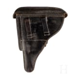 A Luger pistol by Mauser, code "1938 - S/42", with holster; Kriegsmarine