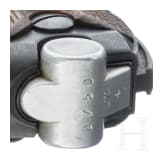 A Luger pistol by Mauser, code "1938 - S/42", with holster; Kriegsmarine