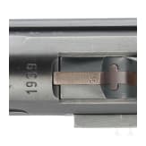 A Luger pistol by Mauser, code "1939 - 42", with holster