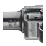 A Luger pistol by Mauser, code "1939 - 42", with holster