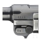 Pistole 08, Mauser, Code "1940 - 42", mit Koffertasche