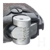 A Luger pistol by Mauser, code "1940 - 42", with holster, Kriegsmarine