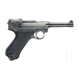 A Luger pistol by Mauser, code "41 - byf"