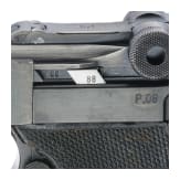 A Luger pistol by Mauser, code "41 - byf"