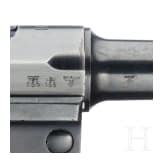 A Luger pistol by Mauser, code "41 - byf"