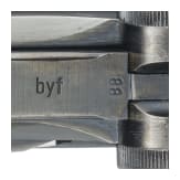 A Luger pistol by Mauser, code "41 - byf"