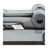 A Luger pistol by Mauser, code "41 - byf", with holster