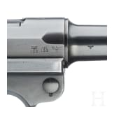 A Luger pistol by Mauser, code "41 - byf", with holster