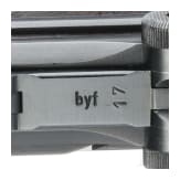 A "K&uuml;" marked Luger pistol by Mauser, code "41 - byf", 2 matching mags, holster; Luftwaffe