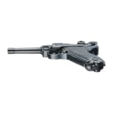 Pistole 08, Mauser, Code "42 - byf" mit SS/Totenkopf und Koffertasche