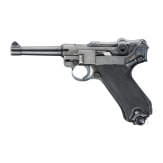 Pistole 08, Mauser, Code "42 - byf" mit SS/Totenkopf und Koffertasche