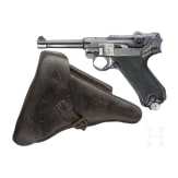 Pistole 08, Mauser, Code "42 - byf", mit Koffertasche