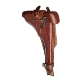 An Artillery Luger by Mauser, 1936, with shoulder stock and holster, Lithuanian contract