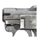 A Luger pistol by Mauser, code "42 - byf" (port. Mod. 942), with holster, Portugal